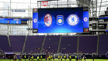 MINNEAPOLIS, MN - AUGUST 02: Chelsea during a training session at the US Bank Stadium on August 2, 2016 in Minneapolis, Minnesota. (Photo by Darren Walsh/Chelsea FC via Getty Images)