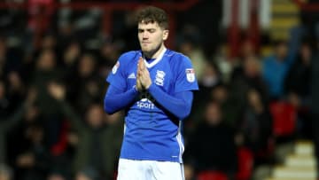 BRENTFORD, ENGLAND - FEBRUARY 20: Sam Gallagher of Birmingham City reacts during the Sky Bet Championship match between Brentford and Birmingham City at Griffin Park on February 20, 2018 in Brentford, England. (Photo by Catherine Ivill/Getty Images)