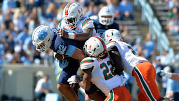 CHAPEL HILL, NC - OCTOBER 28: Zach McCloud