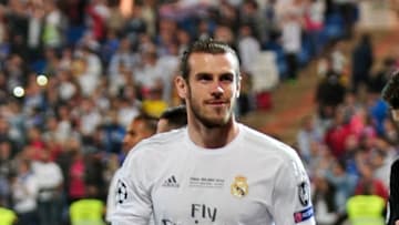 MADRID, SPAIN - MAY 29: Gareth Bale celebrates the UEFA Champions League after winning the final match against Club Atletico de Madrid on May 29, 2016 in Madrid, Spain. (Photo by Europa Press/Europa Press via Getty Images)