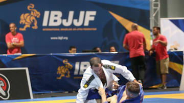 LAS VEGAS, NV - JULY 08: Grapplers participate in the IBJJF nationals during day 1 of the UFC Fan Expo at the Las Vegas Convention Center on July 8, 2016 in Las Vegas, Nevada. (Photo by Ed Mulholland/Zuffa LLC/Zuffa LLC via Getty Images)