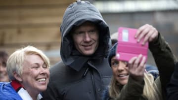 MANCHESTER, ENGLAND - JANUARY 28: Paul Scholes former Manchester United player and now joint owner of Salford City, poses for a photo during the National League North match between FC United of Manchester v Salford City at the Broadhurst Park on January 28, 2017 in Manchester, England (Photo by Nathan Stirk/Getty Images)