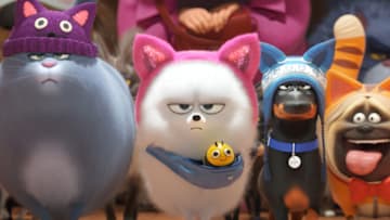 (from left) Chloe (Lake Bell), Gidget (Jenny Slate), Buddy (Hannibal Buress) and Mel (Bobby Moynihan) in Illumination's "The Secret Life of Pets 2," directed by Chris Renaud. -- Credit: Illumination Entertainment and Universal Pictures
