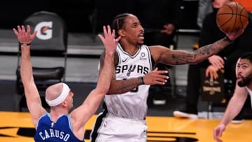 DeMar DeRozan, Alex Caruso, Chicago Bulls Mandatory Credit: Robert Hanashiro-USA TODAY Sports