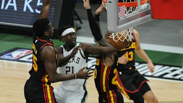 Atlanta Hawks. Mandatory Credit: Michael McLoone-USA TODAY Sports
