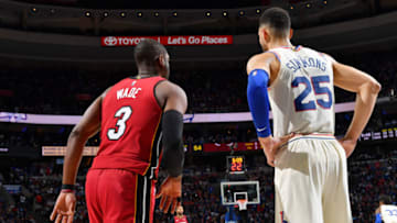 PHILADELPHIA, PA - APRIL 24: Dwyane Wade