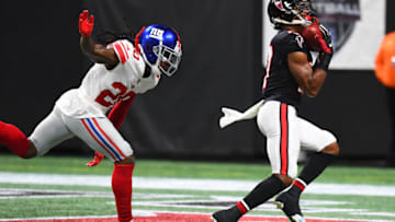 Atlanta Falcons Marvin Hall (Photo by Scott Cunningham/Getty Images)