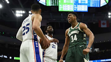 Ben Simmons, Joel Embiid | Philadelphia 76ers (Photo by Stacy Revere/Getty Images)