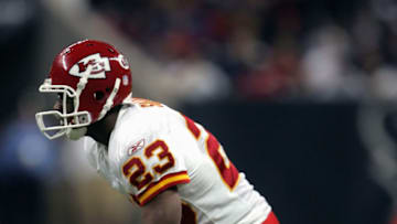 HOUSTON, TX - NOVEMBER 20: Patrick Surtain #23 of the Kansas City Chiefs stands on the field during the game with the Houston Texans on November 20, 2005 at Reliant Stadium in Houston, Texas. The Chiefs won 45-17. (Photo by Stephen Dunn /Getty Images)
