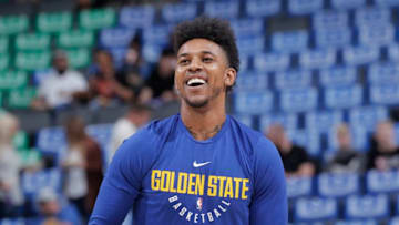 SACRAMENTO, CA - MARCH 31: Nick Young #6 of the Golden State Warriors warms up prior to the game against the Sacramento Kings on March 31, 2018 at Golden 1 Center in Sacramento, California. NOTE TO USER: User expressly acknowledges and agrees that, by downloading and or using this photograph, User is consenting to the terms and conditions of the Getty Images Agreement. Mandatory Copyright Notice: Copyright 2018 NBAE (Photo by Rocky Widner/NBAE via Getty Images)