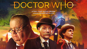 Both the Monk and Winston Churchill feature in the brand new audio Subterfuge.Image Courtesy Big Finish Productions