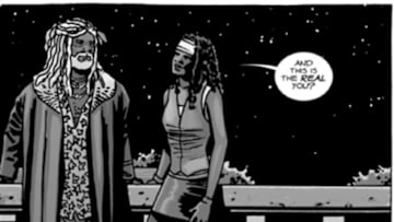 Ezekiel and Michonne - The Walking Dead, AMC