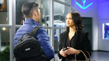 CHICAGO MED -- "Old Flames, New Sparks" Episode 416 -- Pictured: Cynthia Addai-Robinson as Vicky Glass -- (Photo by: Elizabeth Sisson/NBC)