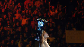 LAS VEGAS - FEBRUARY 17: (FOR EDITORIAL USE ONLY - NO COMMERCIAL USE) WWE Superstar Randy Orton at No Way Out at The Thomas and Mack Center on February 17, 2008 in Las Vegas, Nevada. (Photo by Denise Truscello/WireImage)