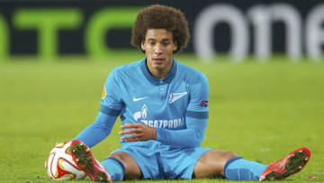 Axel Witsel of FC Zenit during the round of 32 UEFA Europa League match between PSV Eindhoven and Zenit Saint Petersburg on February 19, 2015 at the Philips stadium in Eindhoven, The Netherlands.(Photo by VI Images via Getty Images)