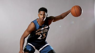 MADISON, NEW JERSEY - AUGUST 11: Jarrett Culver of the Minnesota Timberwolves. (Photo by Elsa/Getty Images)