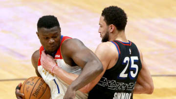 Zion Williamson #1 of the New Orleans Pelicans (Photo by Sean Gardner/Getty Images)