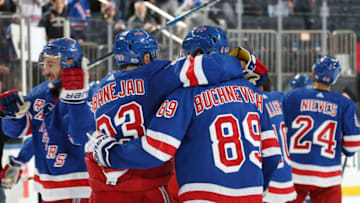 NEW YORK, NY - OCTOBER 26: Mika Zibanejad