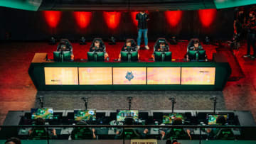 BUSAN, SOUTH KOREA - MAY 10: Team G2 Esports and team Evil Geniuses compete at the League of Legends - Mid-Season Invitational Groups Stage on May 10, 2022 in Busan, South Korea. (Photo by Lee Aiksoon/Riot Games)