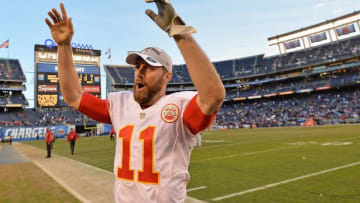 Kansas City Chiefs quarterback Alex Smith. Mandatory Credit: Jake Roth-USA TODAY Sports