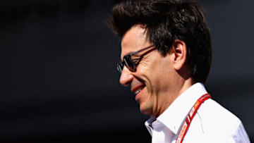 LE CASTELLET, FRANCE - JUNE 22: Mercedes GP Executive Director Toto Wolff walks in the Paddock (Photo by Dan Istitene/Getty Images)