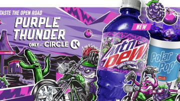 Circle K and MTN DEW Announce Newest Drink Innovation – PURPLE THUNDER. Image courtesy of MTN DEW