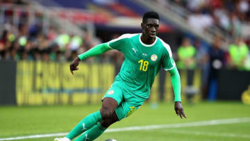 MOSCOW, RUSSIA - JUNE 19: Ismaila Sarr of Senegal in action during the 2018 FIFA World Cup Russia group H match between Poland and Senegal at Spartak Stadium on June 19, 2018 in Moscow, Russia. (Photo by Chris Brunskill/Fantasista/Getty Images)