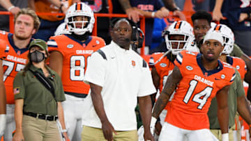 Syracuse football, Dino Babers (Mandatory Credit: Rich Barnes-USA TODAY Sports)