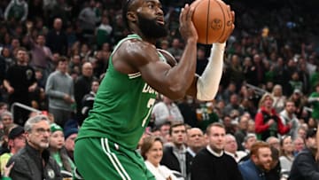 Boston Celtics guard Jaylen Brown. Mandatory Credit: Brian Fluharty-USA TODAY Sports
