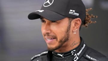 Lewis Hamilton, Mercedes, Formula 1 (Photo by DARKO VOJINOVIC/POOL/AFP via Getty Images)