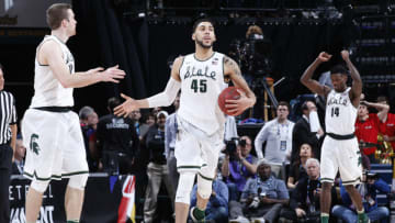 INDIANAPOLIS, IN - MARCH 12: Denzel Valentine