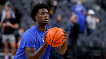 Duke basketball forward AJ Griffin (Photo by Lance King/Getty Images)