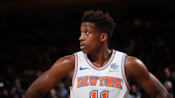 New York Knicks Frank Ntilikina (Photo by Nathaniel S. Butler/NBAE via Getty Images)
