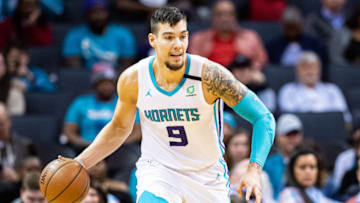 Charlotte Hornets Willy Hernangomez. (Photo by Jacob Kupferman/Getty Images)