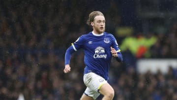 LIVERPOOL, ENGLAND - MARCH 18: Tom Davies of Everton during the Premier League match between Everton and Hull City at Goodison Park on March 18, 2017 in Liverpool, England. (Photo by Mark Robinson/Getty Images)