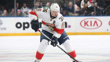 NEW YORK, NY - MARCH 17: Jussi Jokinen. (Photo by Jared Silber/NHLI via Getty Images)