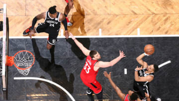 Spencer Dinwiddie Brooklyn Nets (Photo by Nathaniel S. Butler/NBAE via Getty Images)