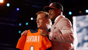 Patrick Surtain II, 2021 NFL Draft (Photo by Gregory Shamus/Getty Images)