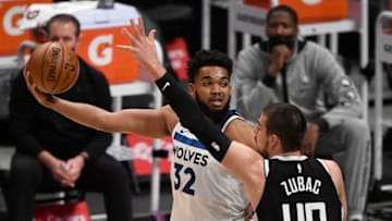 Minnesota Timberwolves, Karl-Anthony Towns.(Photo by Kevork Djansezian/Getty Images)