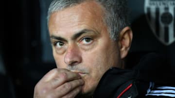 VALENCIA, SPAIN - DECEMBER 12: Jose Mourinho, Manager of Manchester United looks on during the UEFA Champions League Group H match between Valencia and Manchester United at Estadio Mestalla on December 12, 2018 in Valencia, Spain. (Photo by Dan Mullan/Getty Images)