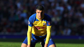 LONDON, ENGLAND - FEBRUARY 24: Mohamed Elyounoussi of Southampton during the Premier League match between Arsenal FC and Southampton FC at Emirates Stadium on February 24, 2019 in London, United Kingdom. (Photo by Catherine Ivill/Getty Images)