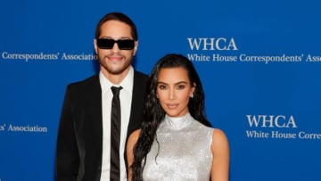 WASHINGTON, DC - APRIL 30: Pete Davidson and Kim Kardashian attend the 2022 White House Correspondents' Association Dinner at Washington Hilton on April 30, 2022 in Washington, DC. (Photo by Paul Morigi/Getty Images)