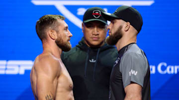 ATLANTIC CITY, NJ - JUNE 24: Ceremonial weigh-ins for PFL 6 at the Ocean Casino Resort on June 24, in Atlantic City, New Jersey. (Cooper Neill / PFL)