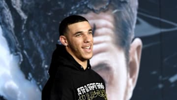 LOS ANGELES, CA - OCTOBER 01: Lonzo Ball arrives at the premiere of Columbia Pictures' "Venom" at the Village Theatre on October 1, 2018 in Los Angeles, California. (Photo by Kevin Winter/Getty Images)