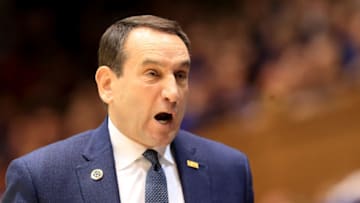 Duke basketball head coach Mike Krzyzewski (Photo by Streeter Lecka/Getty Images)