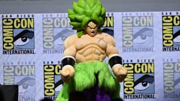 SAN DIEGO, CA - JULY 19: "Dragon Ball Super Broly" appears onstage during the Dragon Ball Super panel during Comic-Con International 2018 at San Diego Convention Center on July 19, 2018 in San Diego, California. (Photo by Kevin Winter/Getty Images)