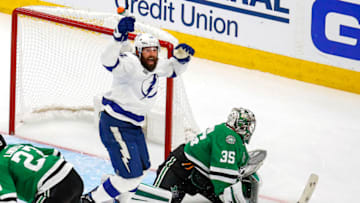 Pat Maroon #14 of the Tampa Bay Lightning (Photo by Bruce Bennett/Getty Images)