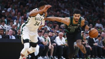 The Boston Celtics and Bucks are the two best teams in the NBA and they appear to be on a collision course for the conference finals (Photo by Adam Glanzman/Getty Images)