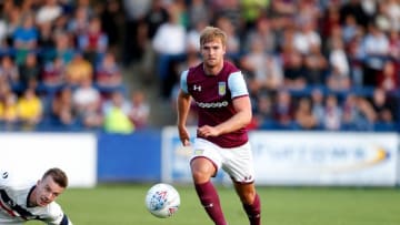 TELFORD, ENGLAND - JULY 12: James Bree of Aston Villa during the Pre-Season Friendly between AFC Telford United and Aston Villa at New Bucks Head Stadium on July 12, 2017 in Telford, England. (Photo by Malcolm Couzens/Getty Images)