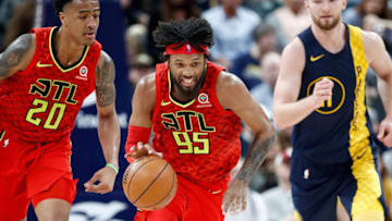 DeAndre Bembry #95 of the Atlanta Hawks (Photo by Andy Lyons/Getty Images)